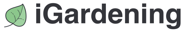 iGardening Logo with Leaf